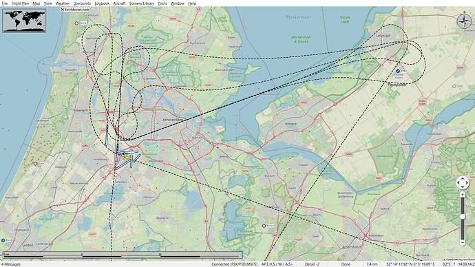 Schiphol Approach Map