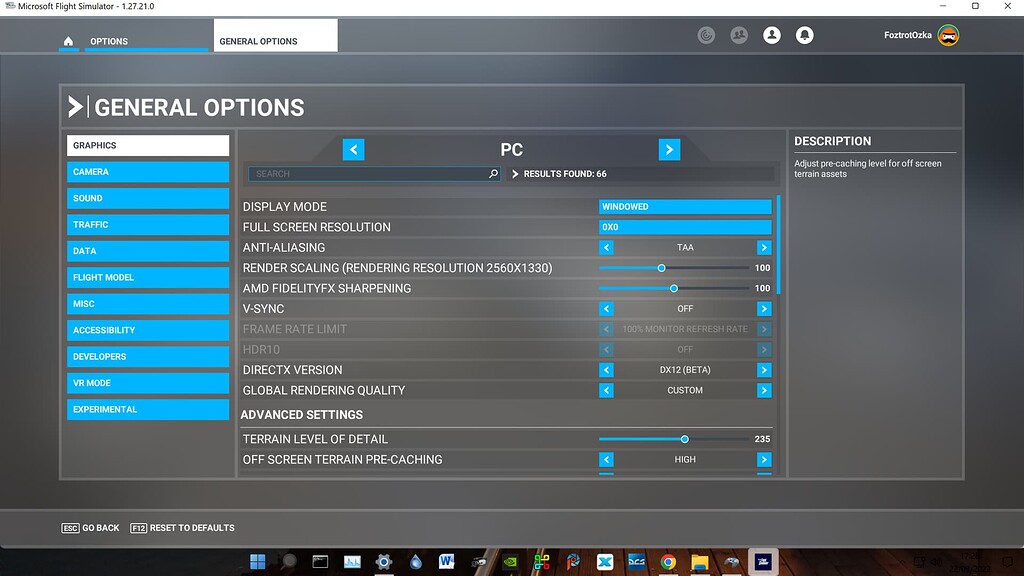 Resolution shows 0x0 - Hardware & Peripherals - Microsoft Flight ...