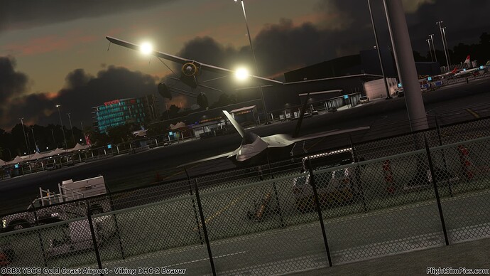 B 20240103 oc ORBX YBCG Gold Coast Airport Viking DHC-2 Beaver 222 best detail