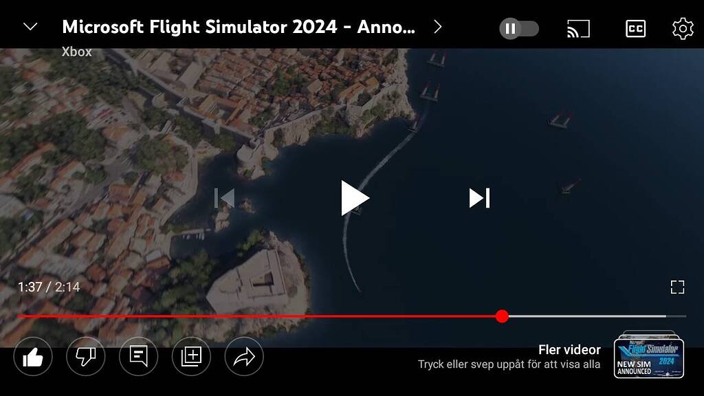 WU Croatia+ revealed in MSFS2024 trailer MSFS 2024 Microsoft Flight