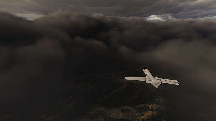 Broken Clouds 3 - VORTAC Gorman (GMN)