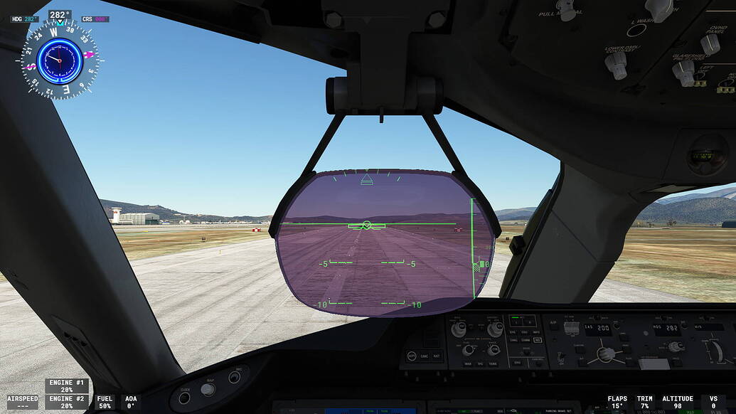 google earth pro flight simulator hud
