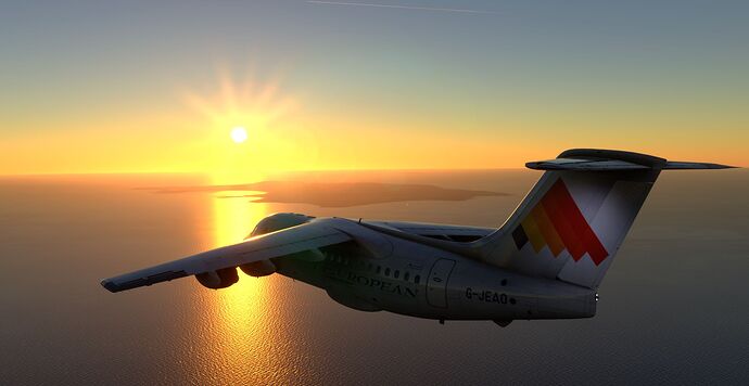 bae146_sunset