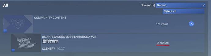 Bijan's addon disabled
