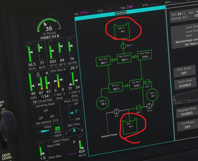 Vision Jet Battery drain