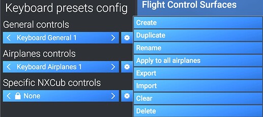 Device Options, SU3 Beta v1.5.1.0