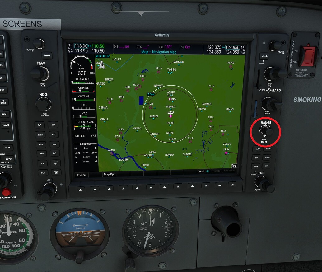 Help with G1000 Range Knob on MFD - Aircraft & Systems - Microsoft ...