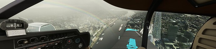 DR400-Tower Bridge+Double Rainbows