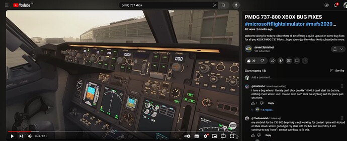 Screenshot 2024-08-13 at 18-23-11 (8) PMDG 737-800 XBOX BUG FIXES #microsoftflightsimulator #msfs2020 #msfs #pmdg #simbrief - YouTube