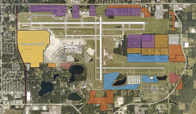 SFB Development Zones (Credit: Sanford International Airport)