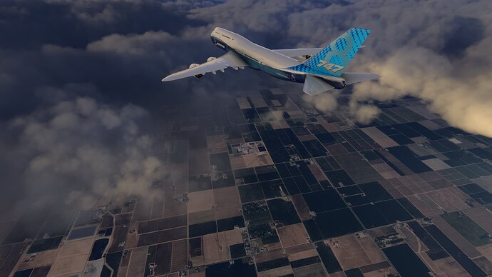 Boeing Broken Clouds 1 - Take off