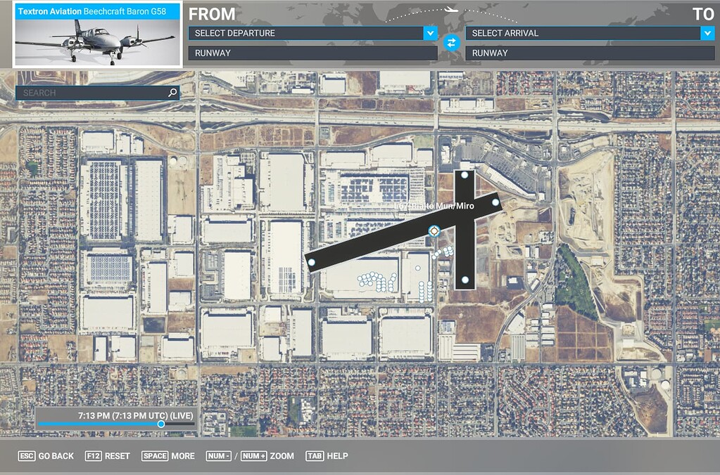 Rialto (L67) Closed Airport still in the simulator - Scenery and ...