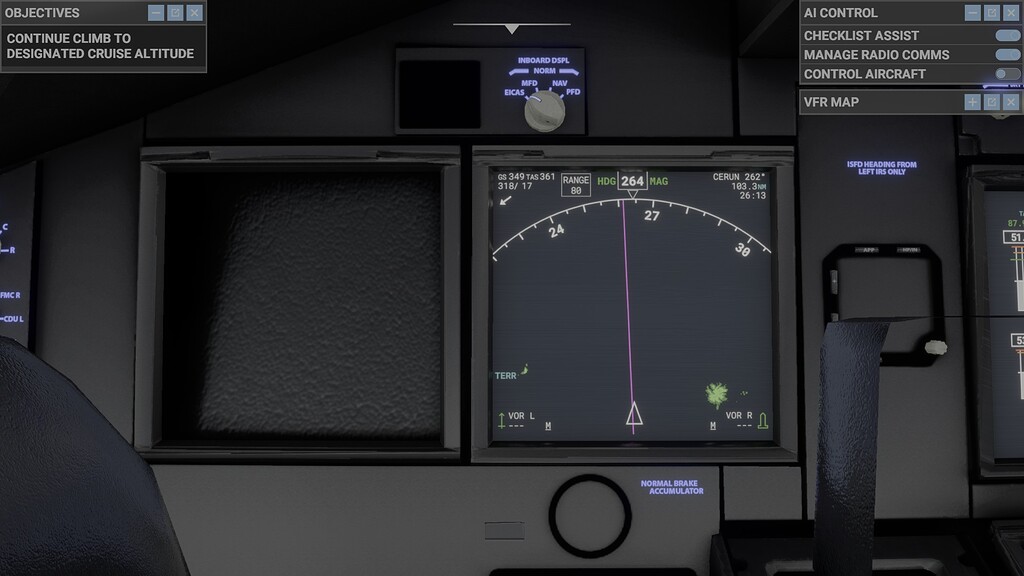 VOr localizer button in 747 400