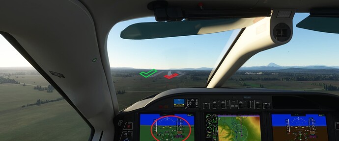 ILS to closed runway