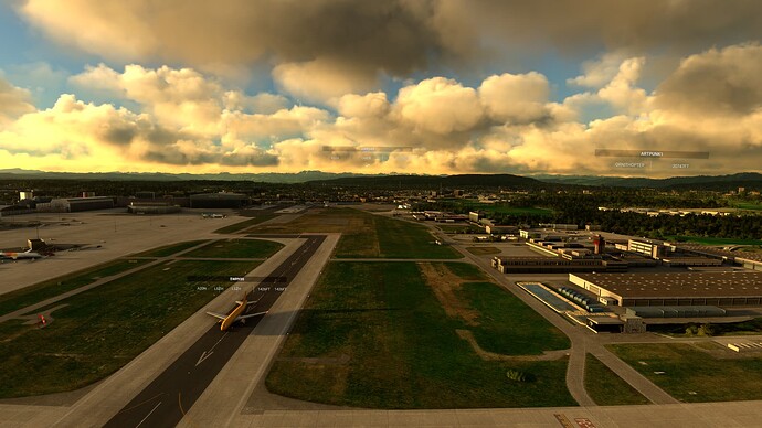 Repro - LSZH Gaya AI planes not taking off at RWY 34 5