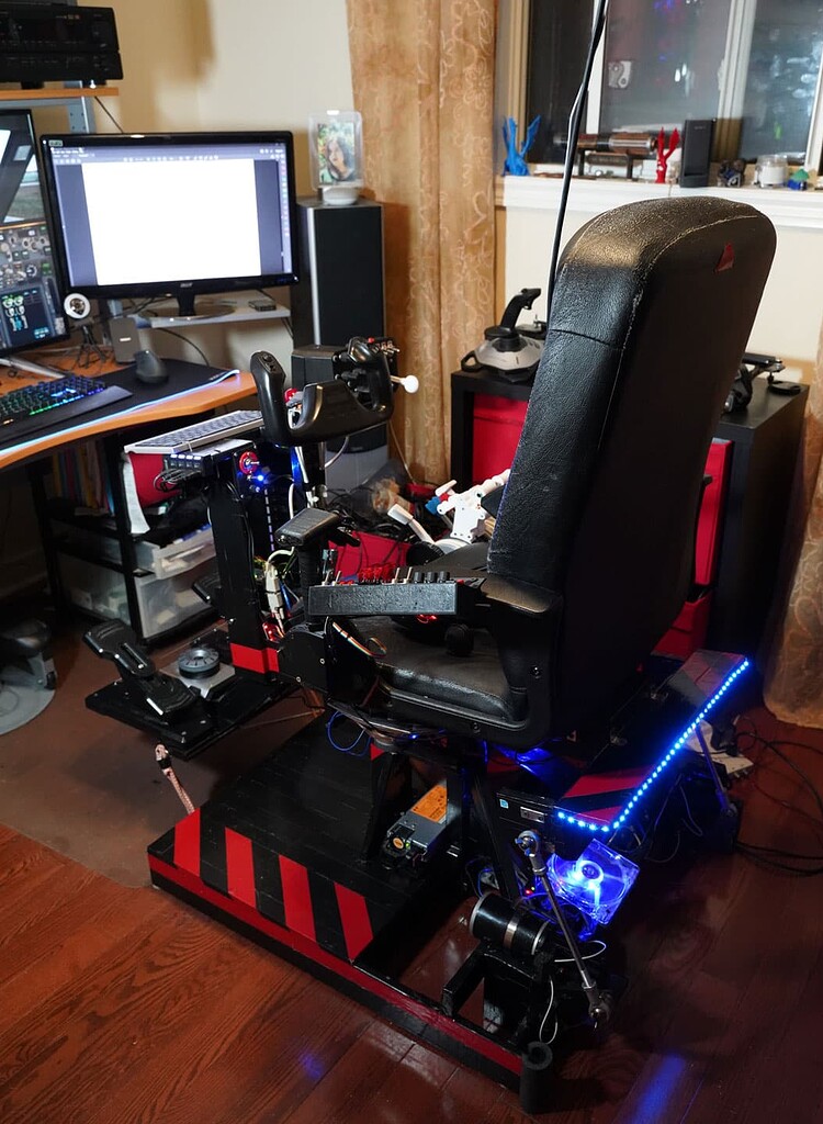 Home-built Motion VR Cockpit - a whole new immersion level for MSFS, on a  budget - VIDEO - Virtual Reality (VR) - Microsoft Flight Simulator Forums