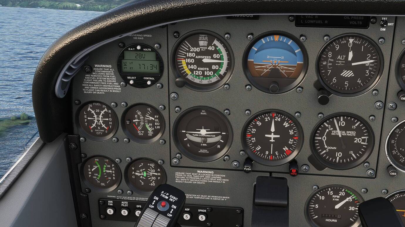 Cessna 172 Fuel Flow (G1000 and Analog Panel) Need Correction to Real