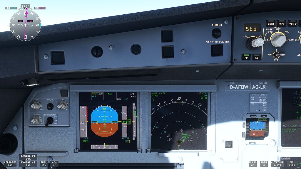 A320NX not descending nor slowing down Aircraft Microsoft Flight