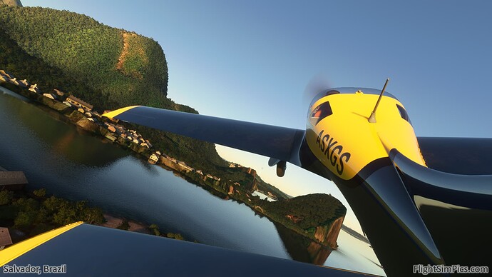20220101 sa brazil SALVADOR 04 ocean mountain BEST Flight Simulator