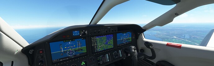 TBM-Cockpit view