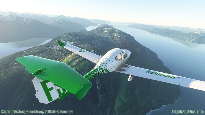 20220101 na ca bc KINCOLITH SEAPLANE BASE Mountain Lake 05 BEST Flight Simulator