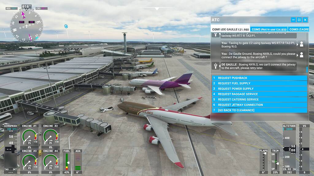Can't connect the jetway, "please retry later" Scenery and Airports