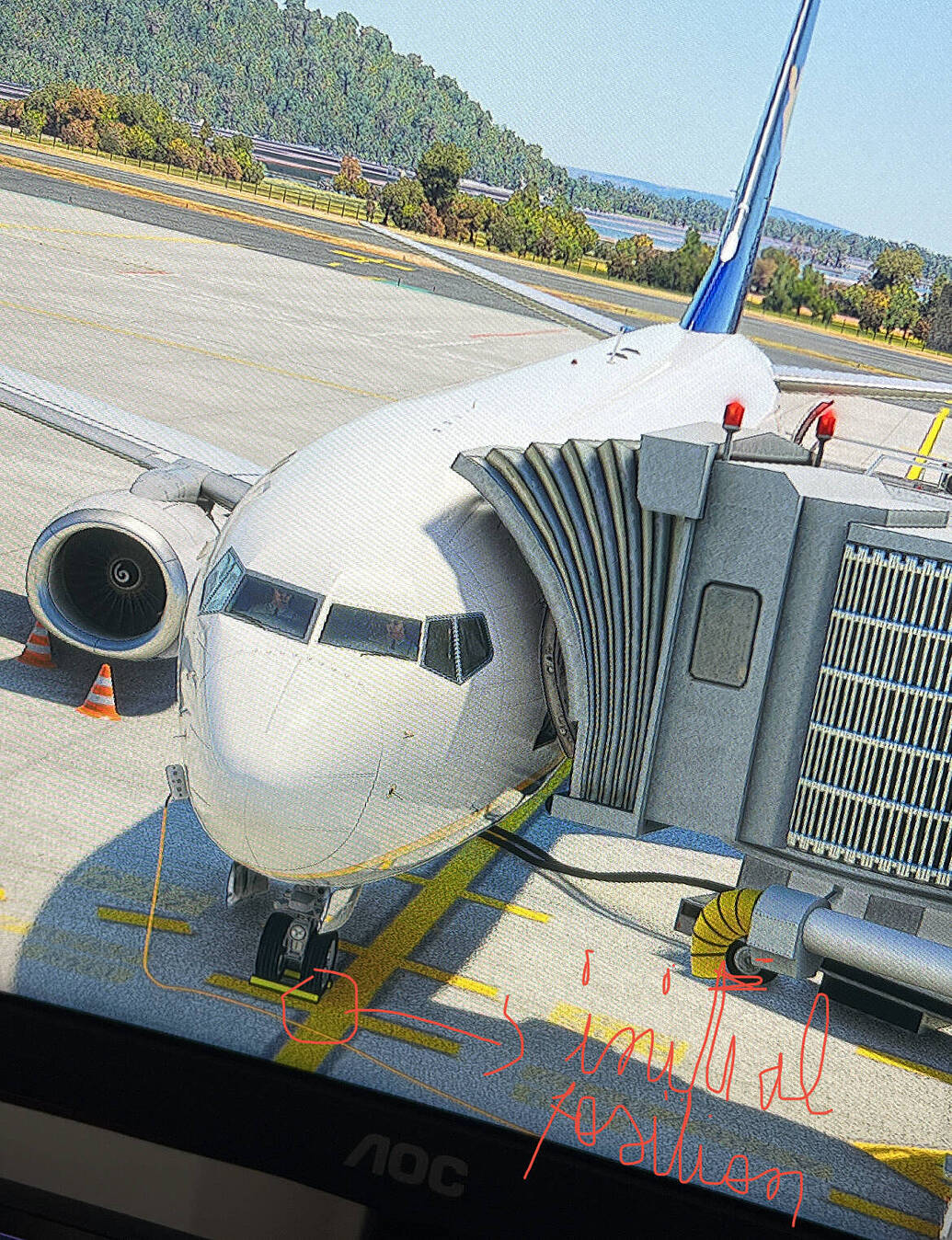 PMDG737 brakes problem on stand? Aircraft Microsoft Flight