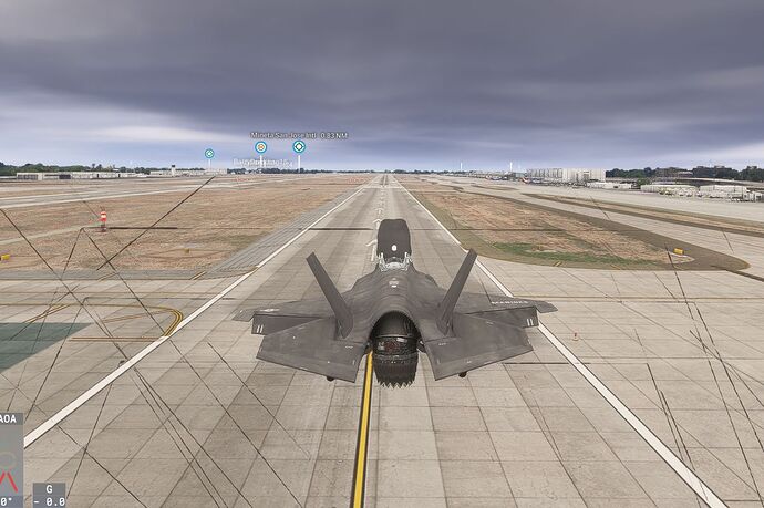 Over runway