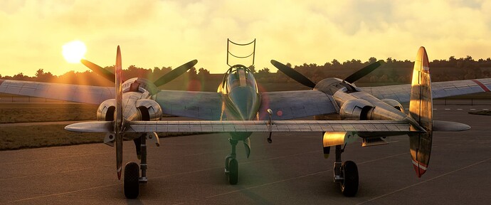 Glamour Puss Sunrise at Duxford