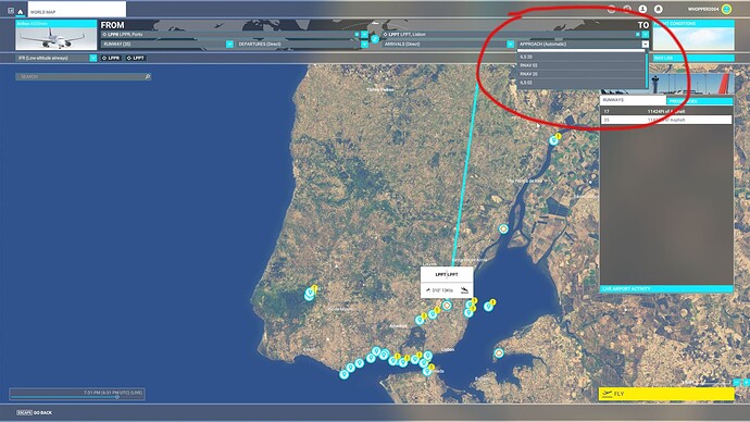 LPPT default airport