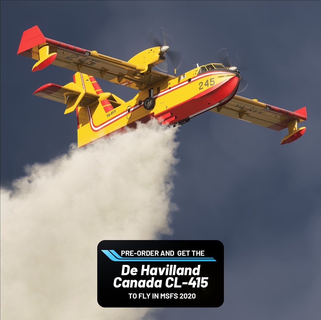 Microsoft Flight Simulator 2024 PreOrder Bonus De Havilland Canada CL