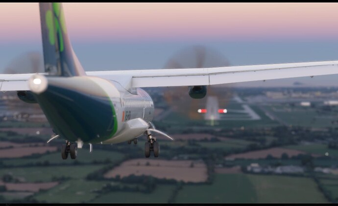 Aer lingus on final for dublin photo 1