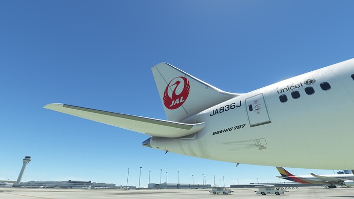 Clear Sky over Haneda - JA836J