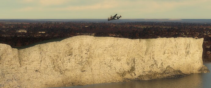 Buzzing the Cliffs of Dover