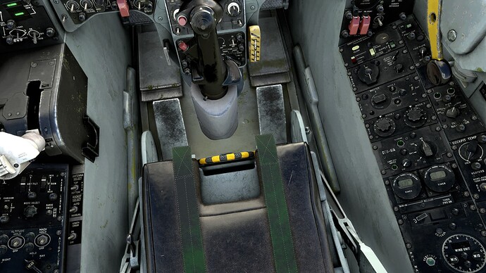 FRF-104 no kneeboard seat shown
