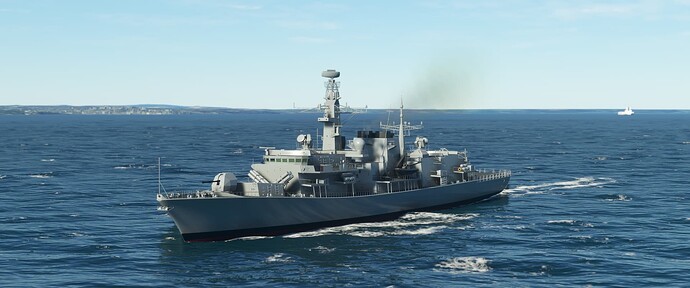 Vessels: UK South East - Landable, Moving Type 23 Frigate