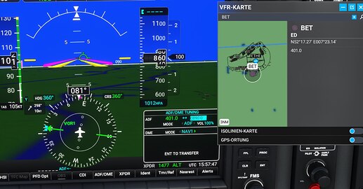 2 wrong frequence in vfr map