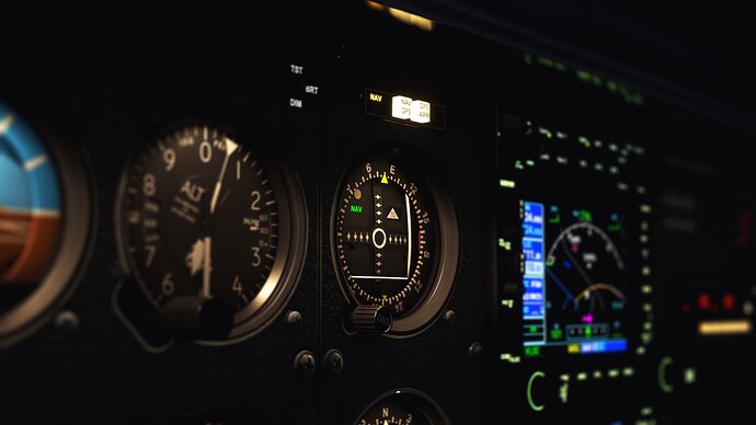 CDI-GS Detail Dark Cockpit