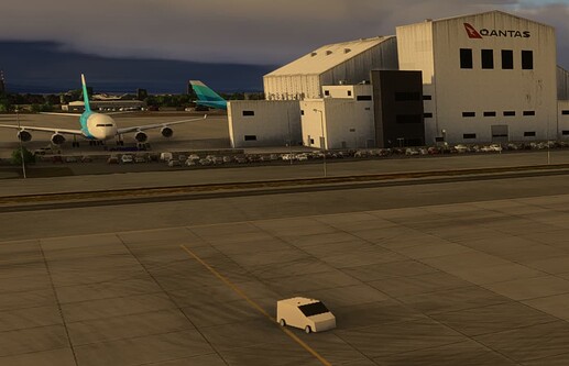 Taxiing LOD Van (Cropped)