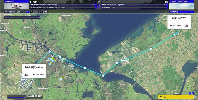 Amsterdam EHAM- Lelystad EHLE