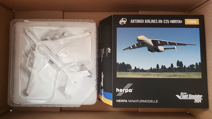 Mriya model out of the box