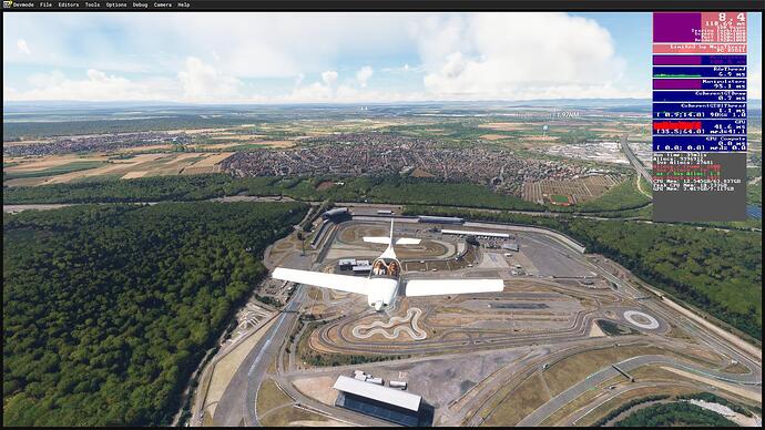 Performance at Hockenheim Race Course in active pause-break