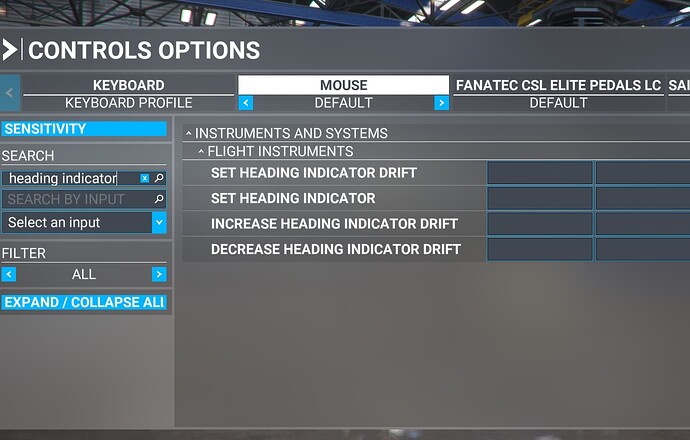 C172 heading indicator