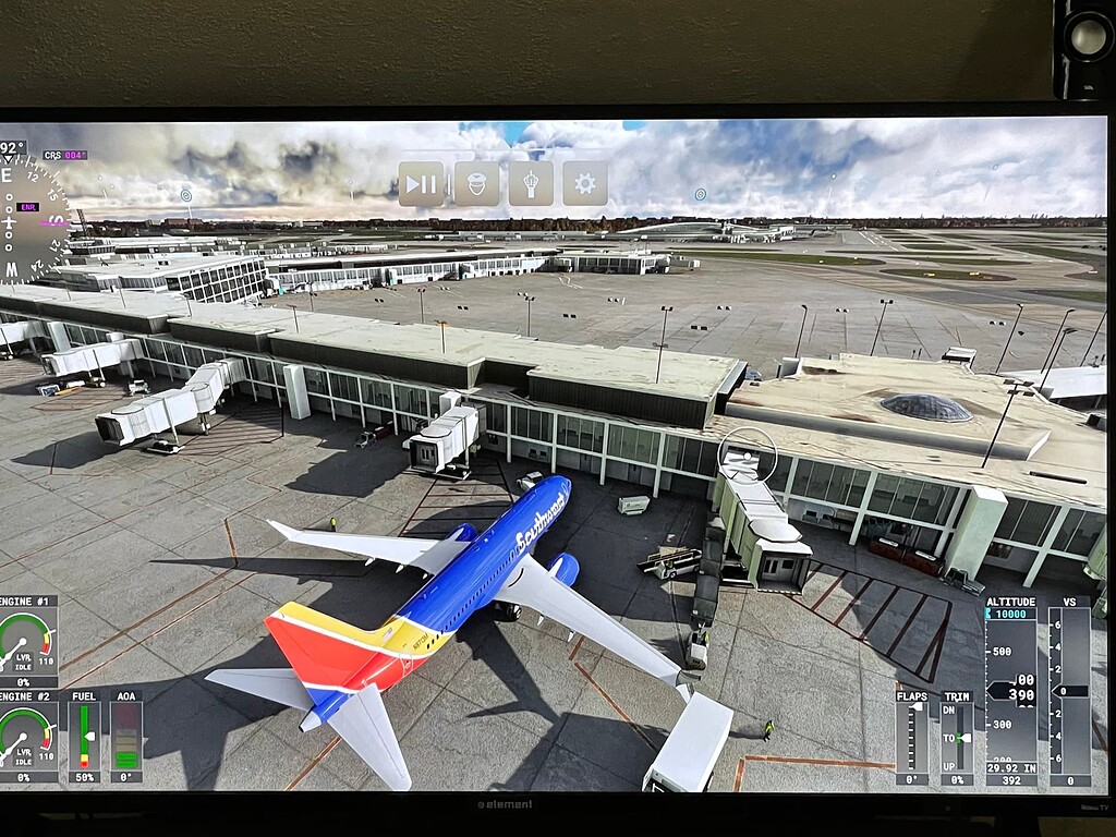 LVFR Static aircraft not showing any planes in Chicago or Vancouver