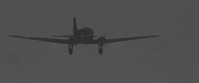 C-47 Breaking Out at Minimums