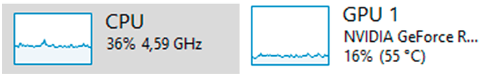 cpu gpu ingame low