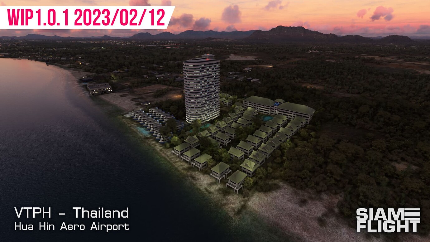 [DevDiary] VTPH Hua Hin Aero Airport Thailand SiamFlight Airports