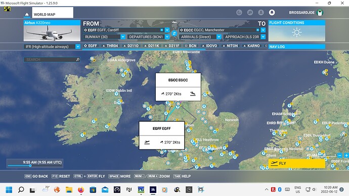 MFS-Map-Flight-Plan-View