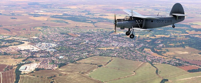 CCCP-23816 Flying Near Saffron Walden