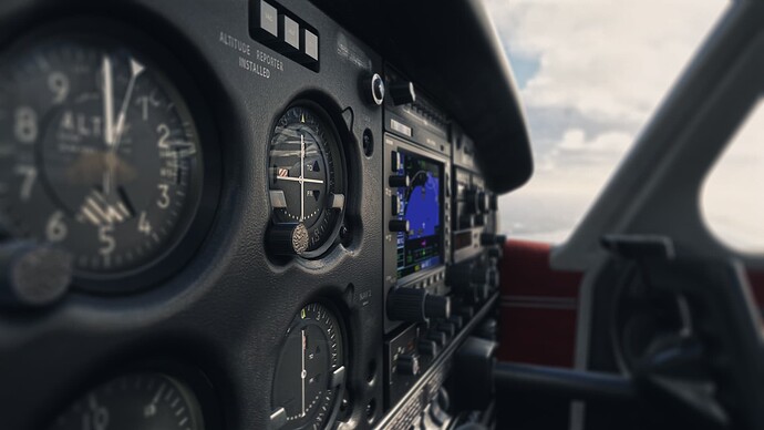 P28R CDI-GS Detail Bright Cockpit